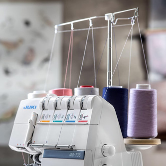Número de hilos de máquinas overlock